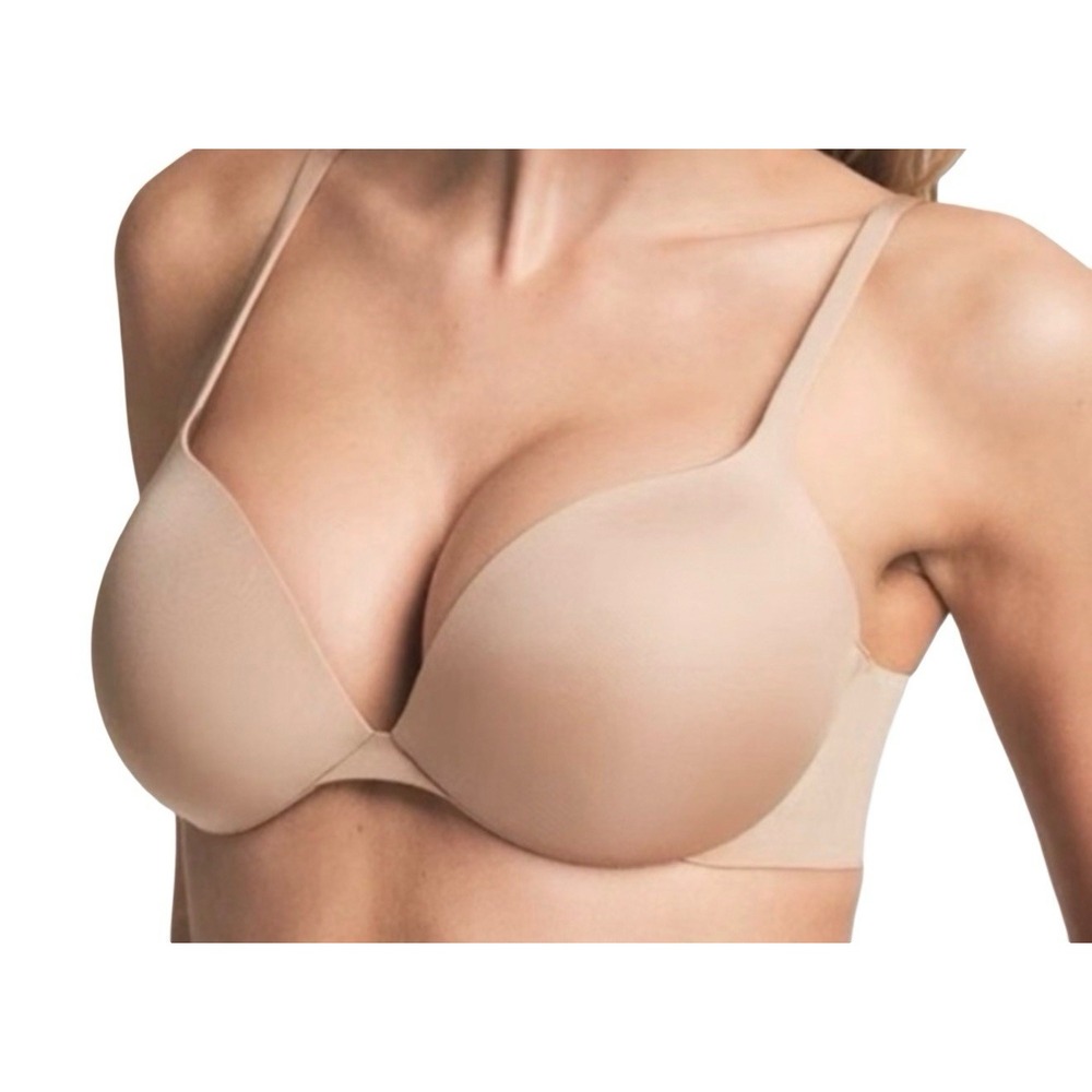 Skims Ultimate Push Up Plunge Bra - Clay - NWOT - 36C
